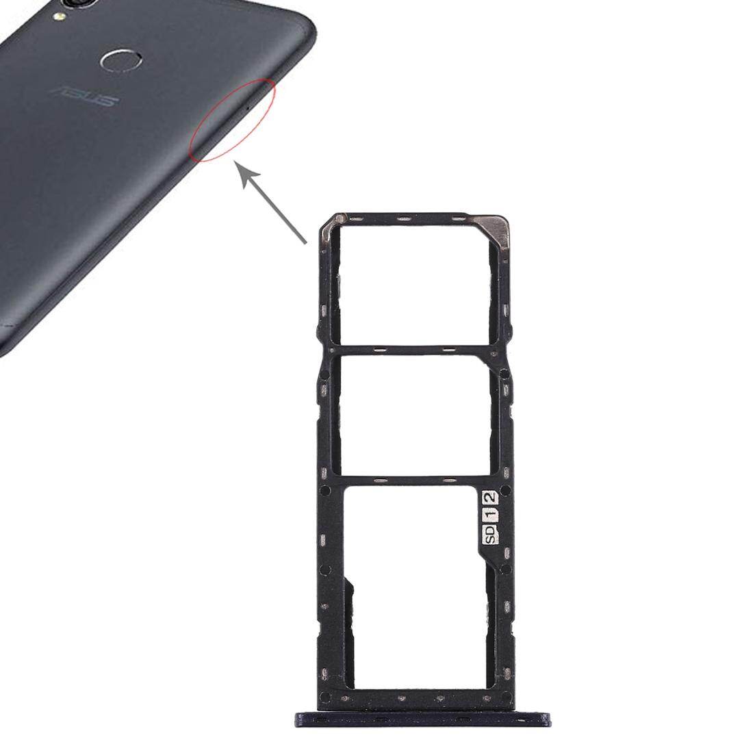 Sim card tray sim card tray micro sd card tray for asus zenfone max pro zb601kl zb602kl