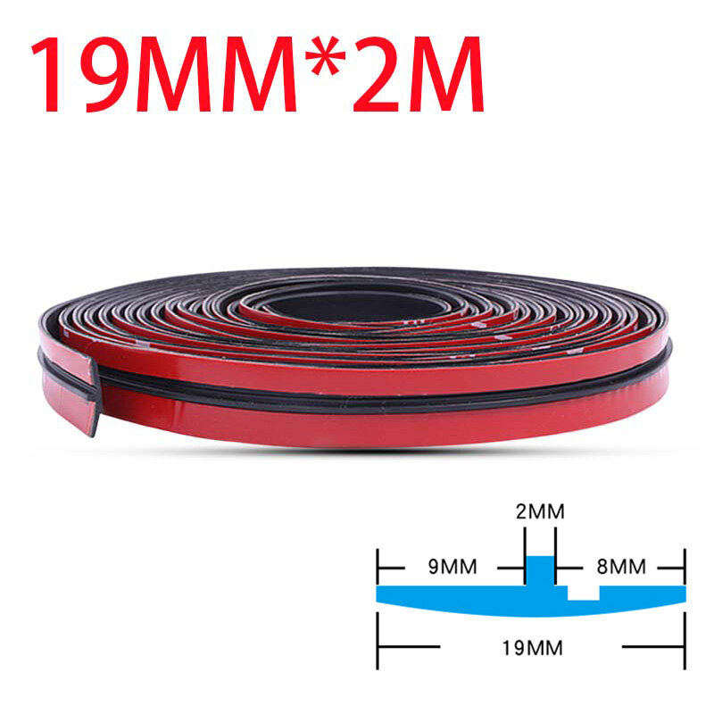 Car Rubber Seal Strips Roof Window Sealing Trim Auto Rubber Sealant Stickers Accessories