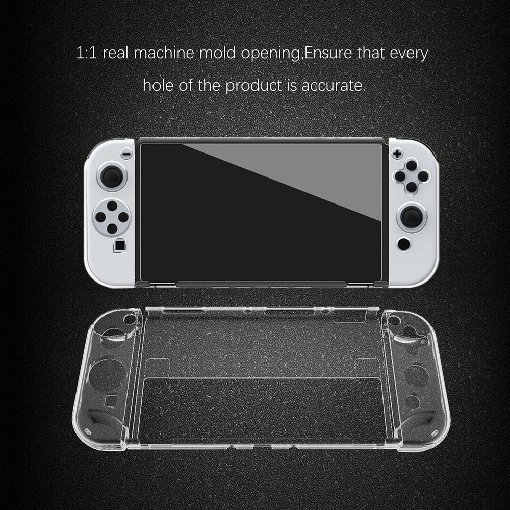 TOPZERO Ốp Bảo Vệ PC Cứng Trong Suốt Cho Nintendo Switch Ốp OLED NS Bộ Điều Khiển Máy Tính Bảng Trong Suốt Phụ Kiện Nintendo Switch