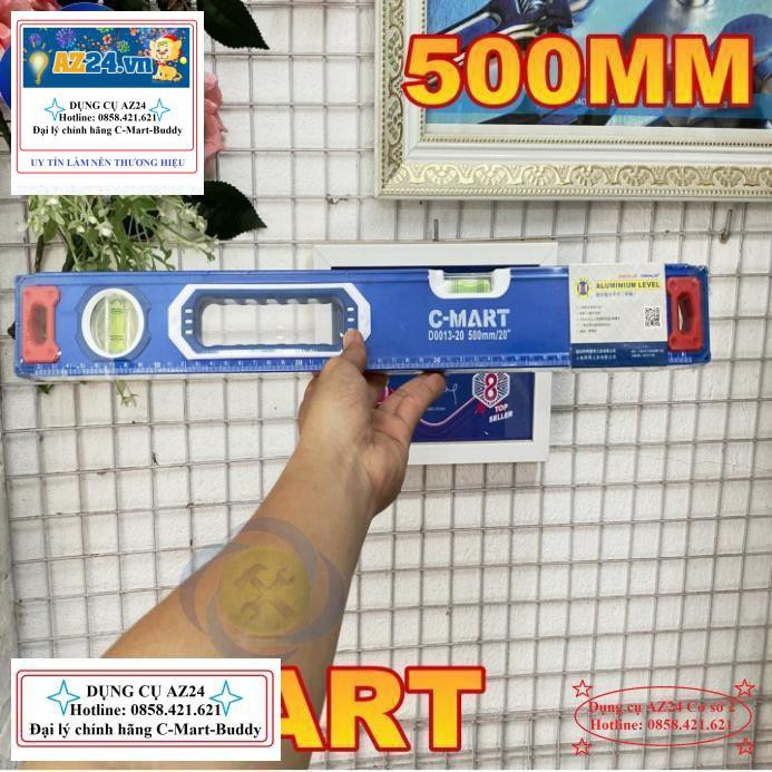 Thước thủy C-MART D0013-20 500mm có từ (dungcu) Đài Loan