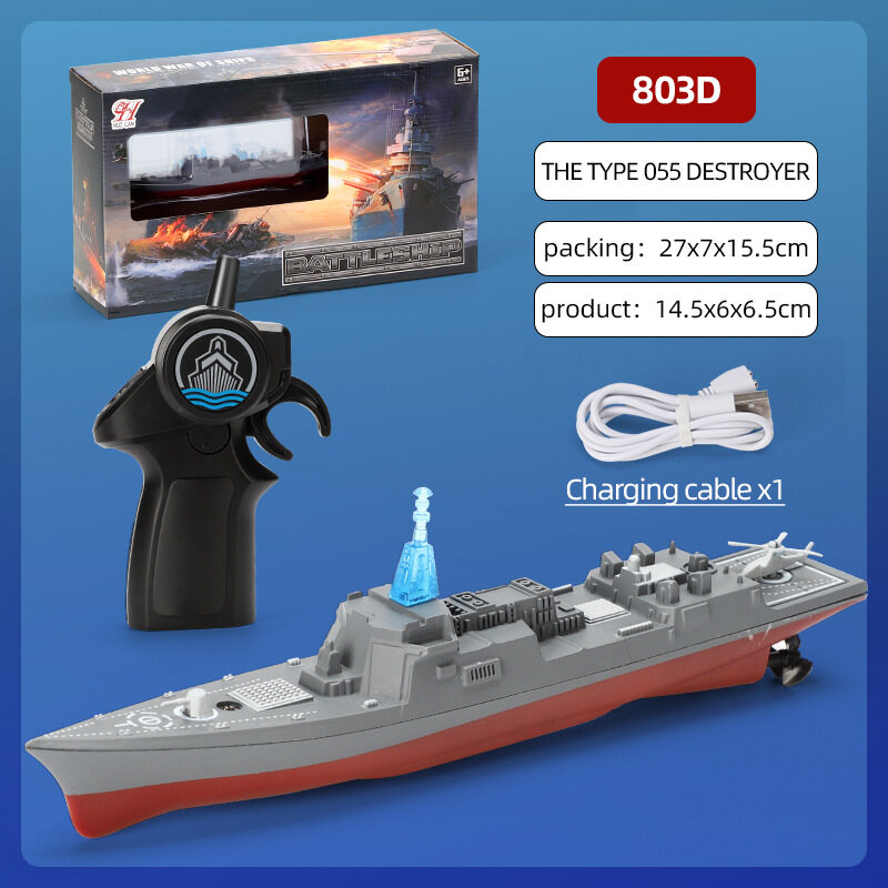 CONUSEA 2.4G mini Liaoning aircraft carrier military model boy electric wireless remote control boat toy rc boat rc aircraft carrier birthday gift