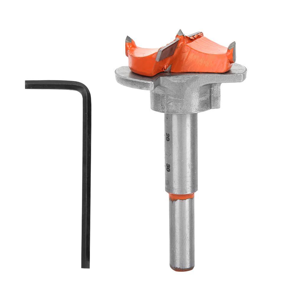 35mm Steel Boring Positioning Drill Bit Wood Hole Saw Woodworking Tool ...