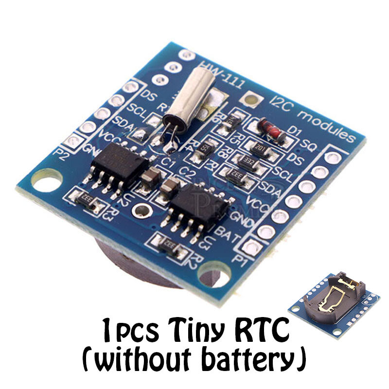 1PCS micro RTC I2C mô-đun 24c32 Bộ nhớ DS1307 Đồng hồ mô đun RTC không có pin