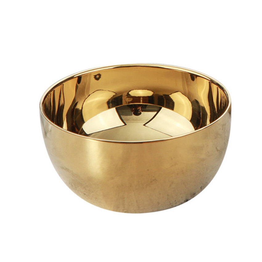 Double Thick Stainless Steel Bowl Korean 304 Stainless Steel Polished Noodles Soup Bowl Of Rice
