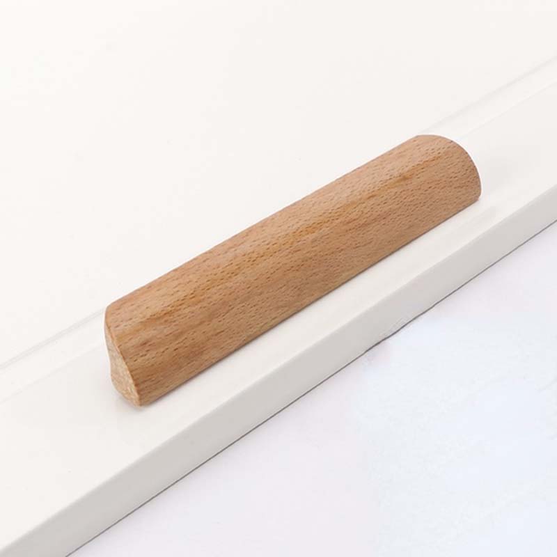 u2y7 1PC Dresser Pulls Handles Knobs Baside Beech Wooden Drawer Knobs Furniture Handles Cabinets
