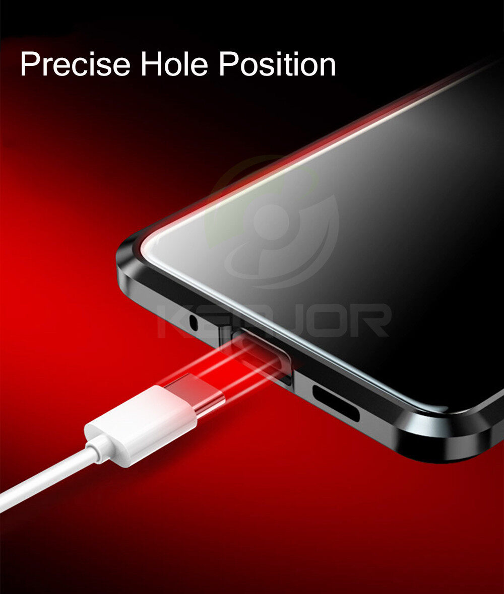 For Redmi Note 11/11s/Note 11 Pro 5G/Xiaomi 11T/11T Pro/redmi Note 10 4G/10s/Redmi Note 10 Pro/Redmi Note 9/Note 9s/Note 9 Pro Metal Case Two-sided Tempered Glass Casing Phone shell 360 Full Cover Case For Xiaomi