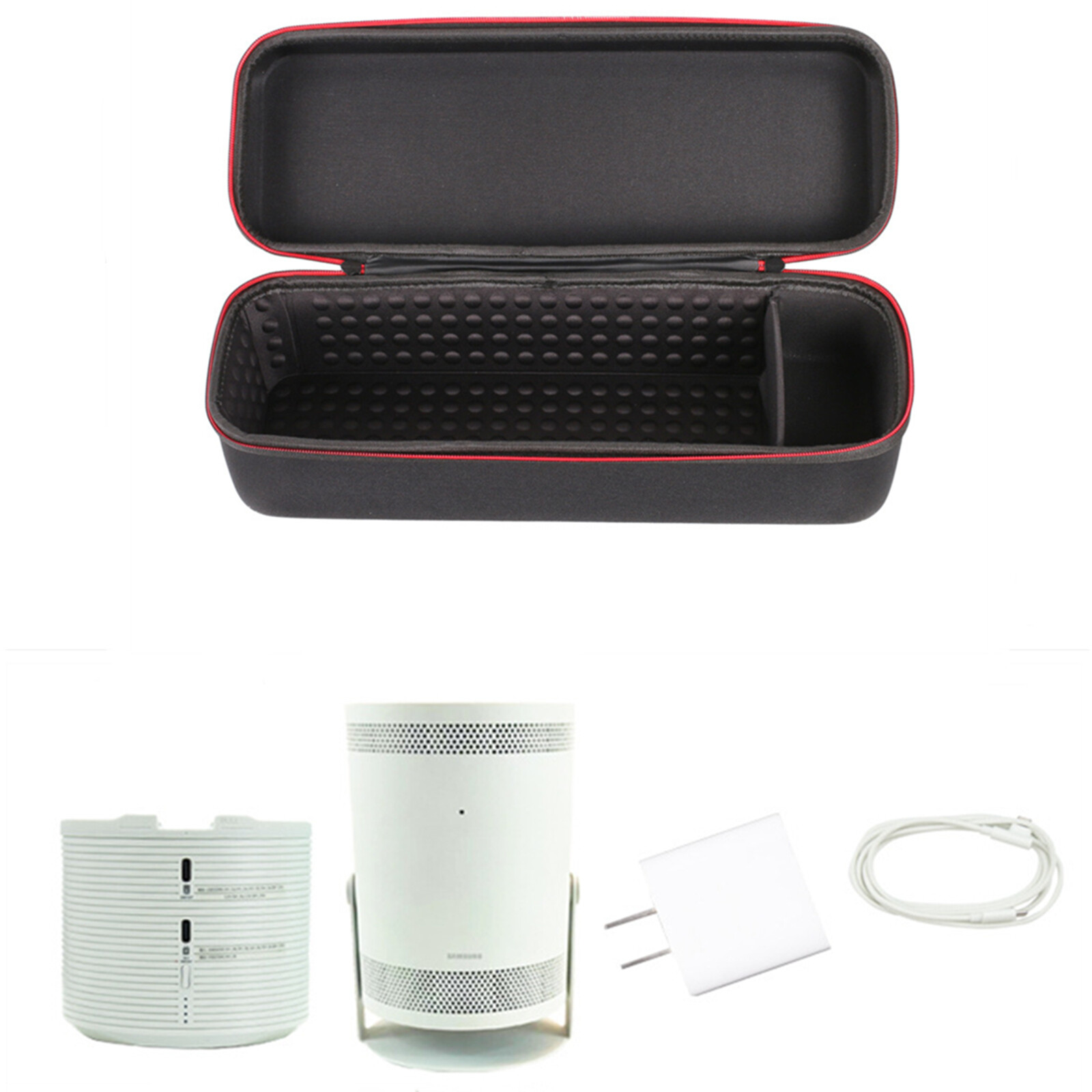 For Samsung The Freestyle Projector case with Battery Base Space Storage Bag