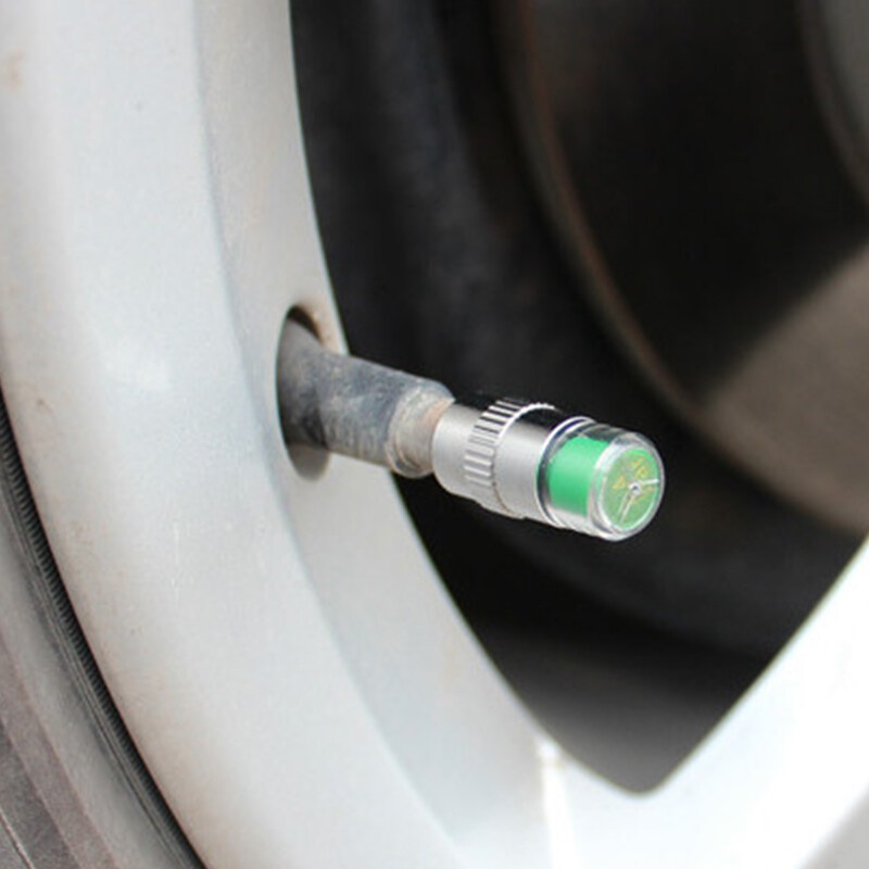 Automotive Alert Tire Pressure Cap Valve Nozzle Tire Pressure Gauge