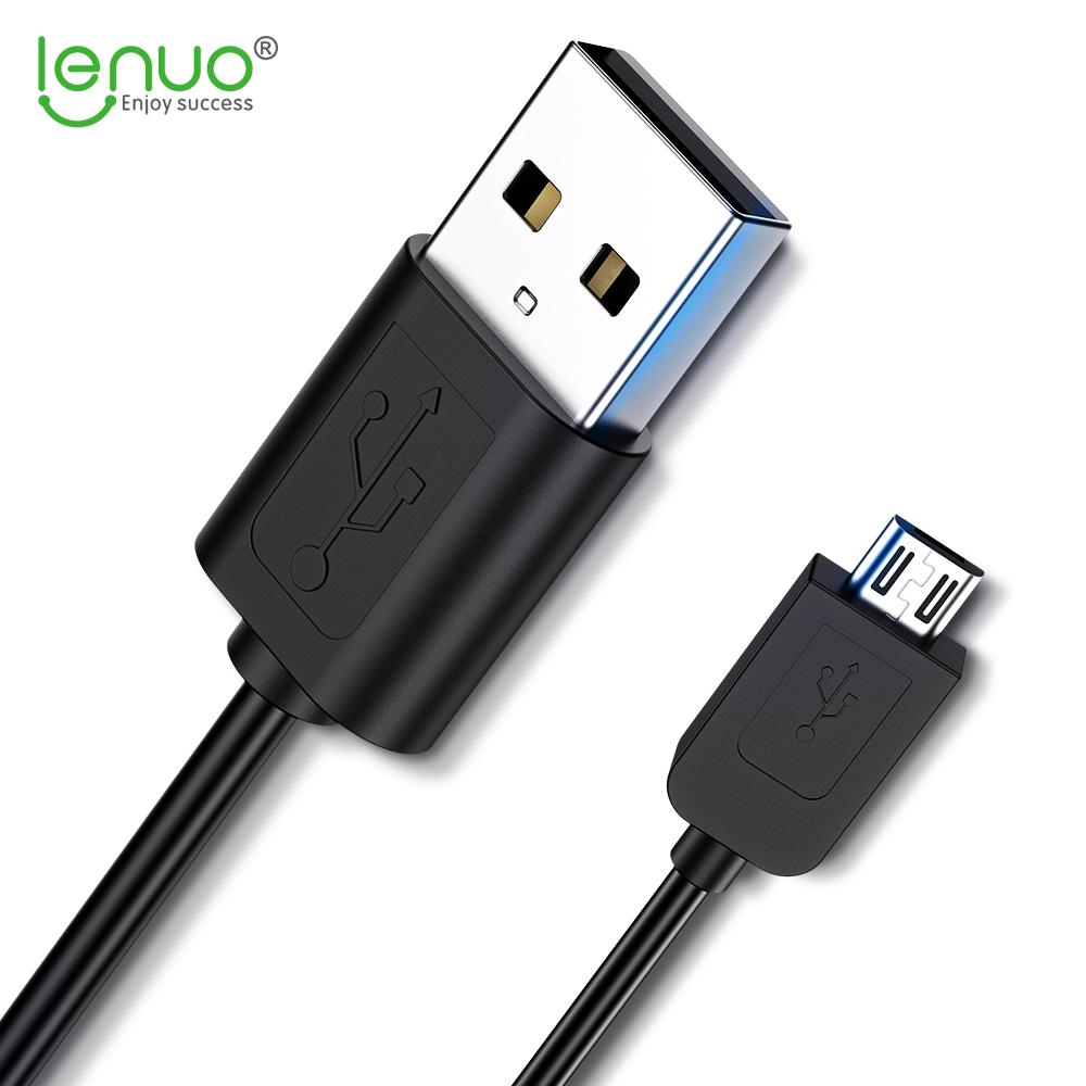 Cáp Micro USB Lenuo, Chất Liệu TPE Mềm 2.4A Dây Sạc Nhanh Dẹt