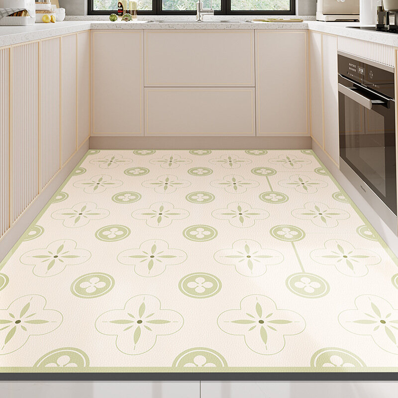 Anti Fatigue Kitchen Mats Non Slip Kitchen Carpet Multicolor PVC Waterproof Kitchen Rugs Cushioned Comfort Kitchen Floor Mat Kitchen Runner Rug Non Skid Standing Mats for Floor Laundry Sink