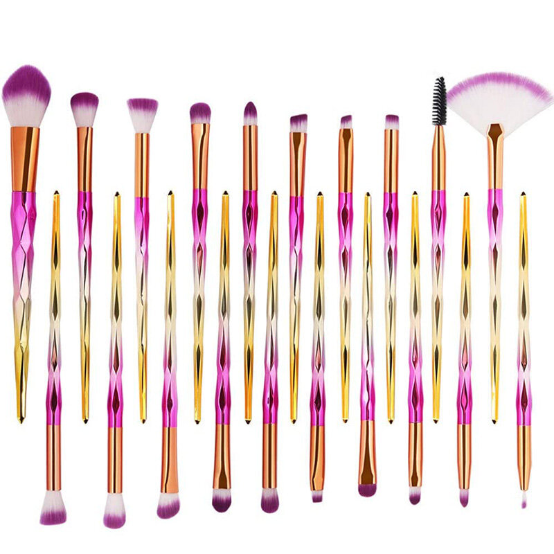 【LuckShops】20pcs Set Makeup Brush Set Makeup Brushes Kit Tools Professional Makeup Makeup Brushes Eyes Brush