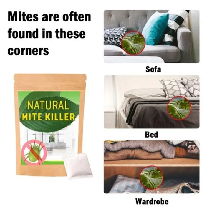 Mite Killer Natural Plant Extract Acarid By Household Use Of Acarid Removal Pack Anti Mites Baby Bed Bug Cleaner Insecticide Lazada Singapore