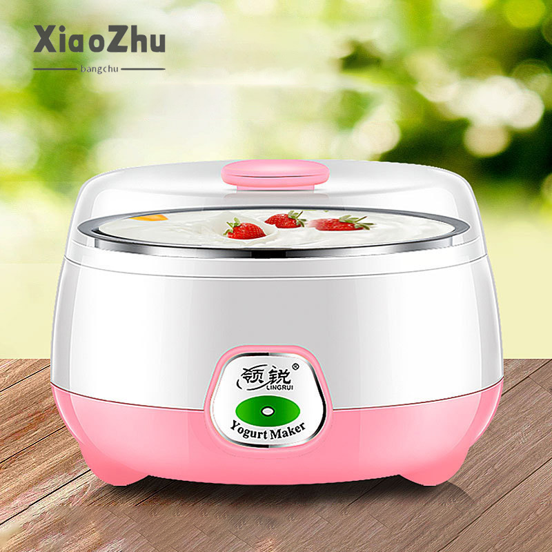 XiaoZhubangchu Máy Làm Sữa Chua Tự Động Gia Dụng Máy Lên Men Nhỏ Máy Làm Sữa Chua Đa Năng Cốc Nhỏ