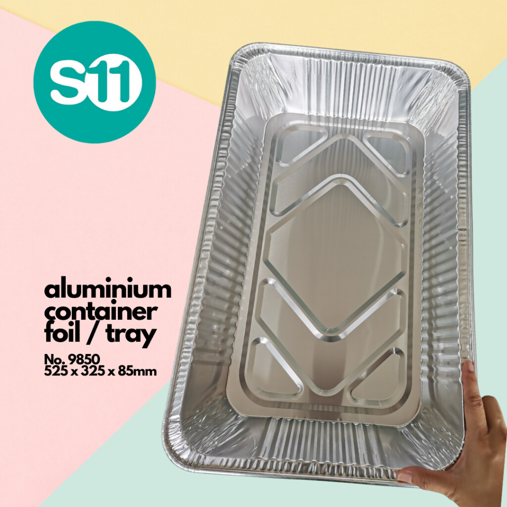 S11 Full Size Half Size Aluminium Foil Tray 5 Keping (Pcs) Buffet ...