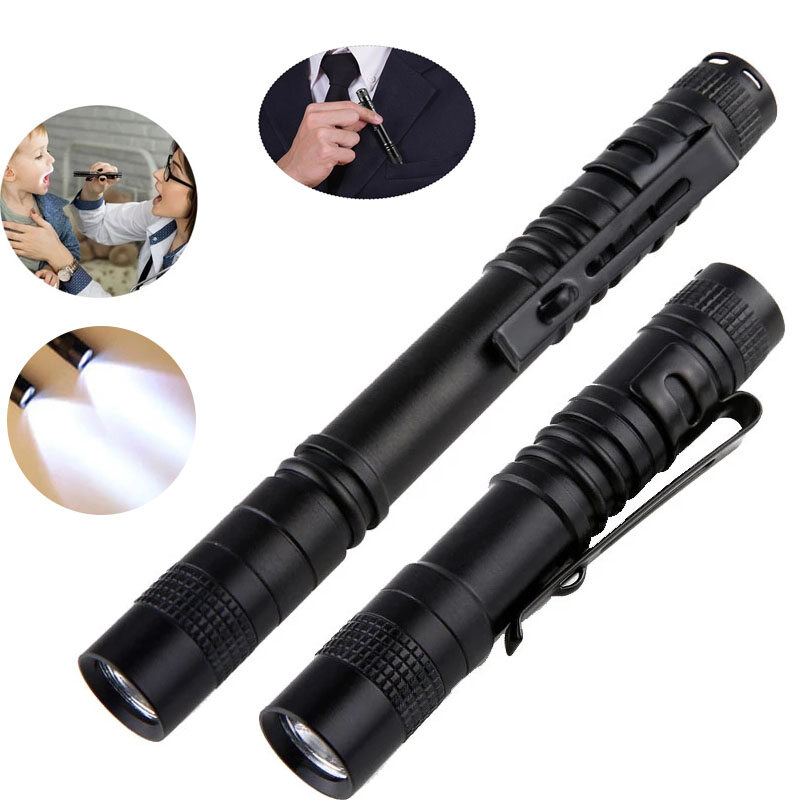 【Chasers Cửa Hàng Ngoài Trời】 Đèn Bút Đèn Pin LED Mini, Đèn Đi Bộ Ban Đêm 1 Chế Độ Công Tắc, Thích Hợp Cho Đèn Pin Bảo Dưỡng Xe Hơi Đèn Nha Sĩ