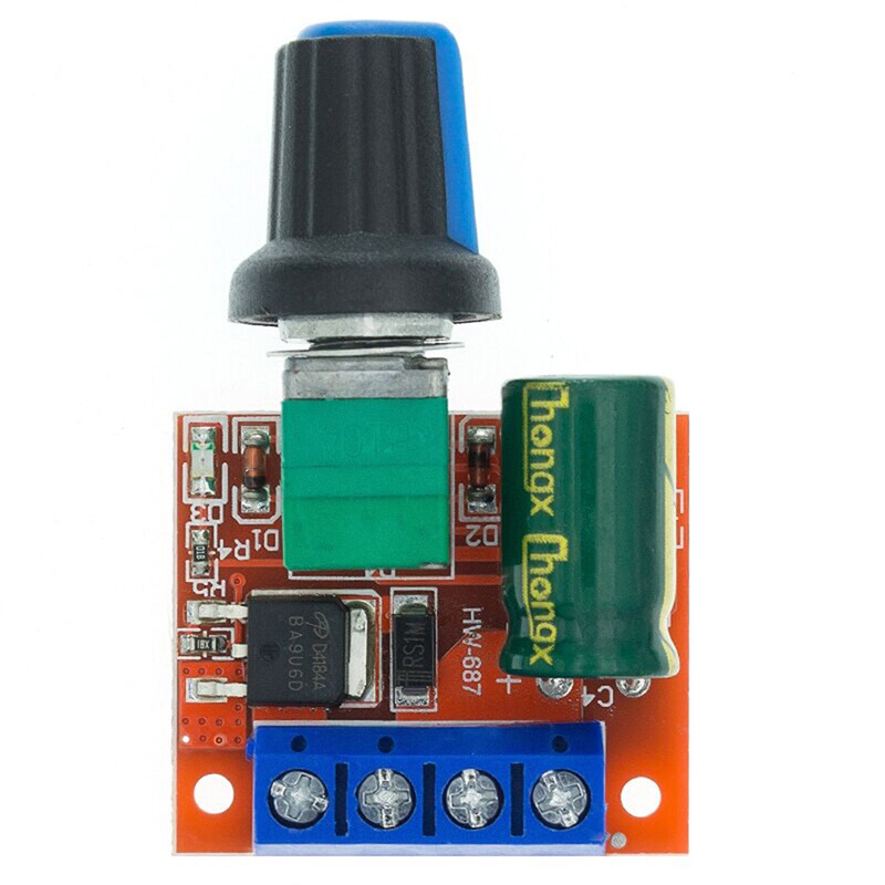 💖Tốt nhất buyle Mini 5A 90W Tốc độ động cơ PWM một chiều điều khiển mô-đun DC-DC 5V-35V điều khiển bộ điều chỉnh hiệu chuẩn đốc chuyển đổi LED dimmer