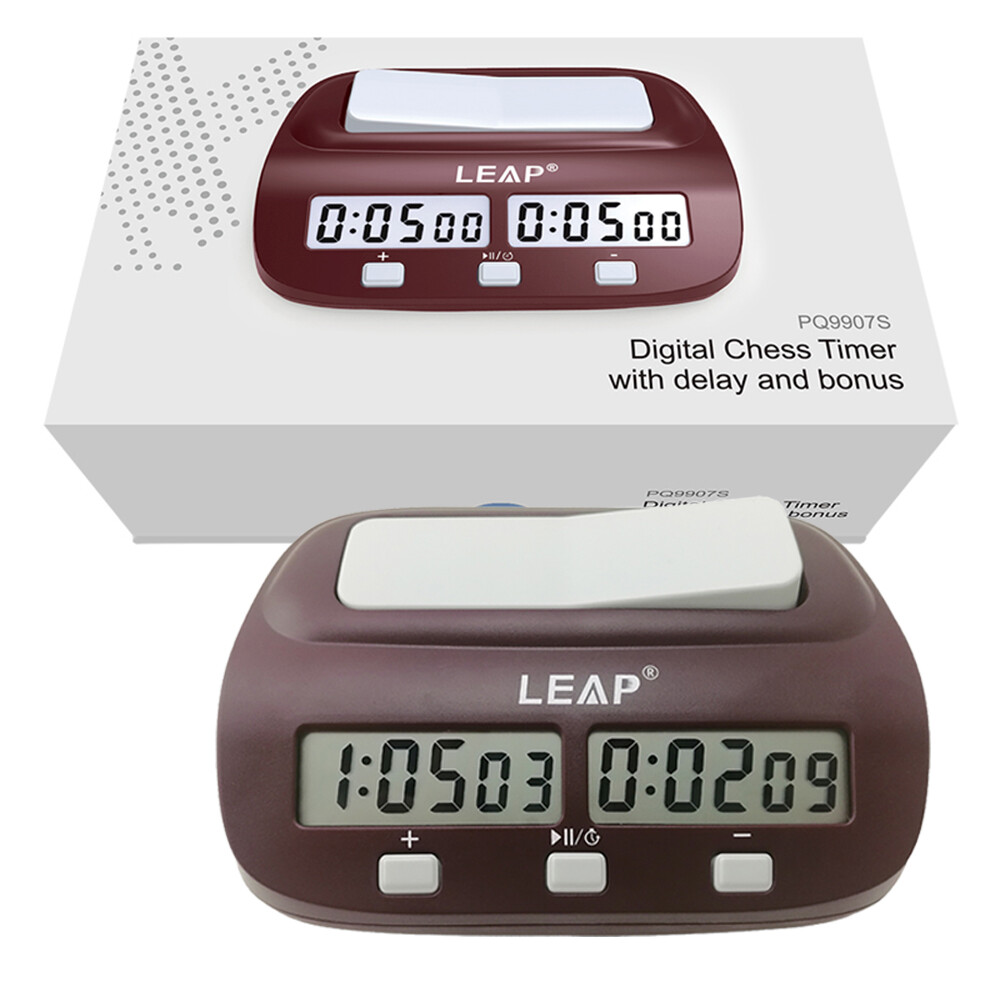 BO YIN Professional Digital Chess Clock Count Down Chess Timer with Alarm Electronic Board Game Bonus Competition Master Tournament