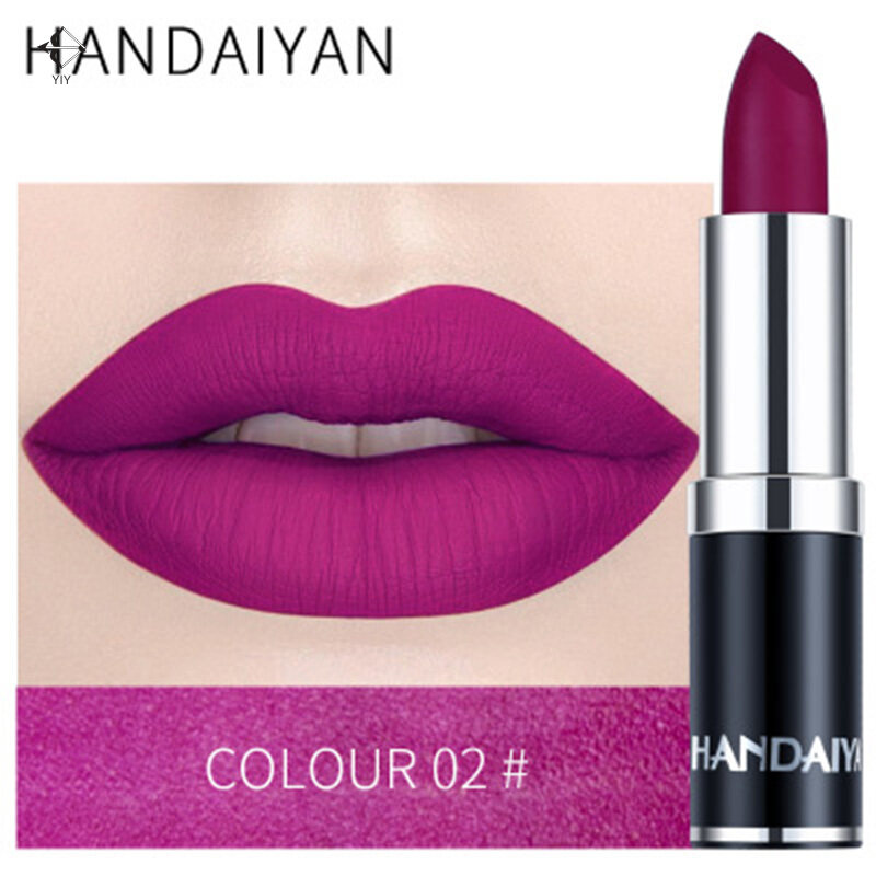 Yiy Matte velvety Lipstick ลิปสติกติดทนนานให้ความชุ่มชื้นสูง