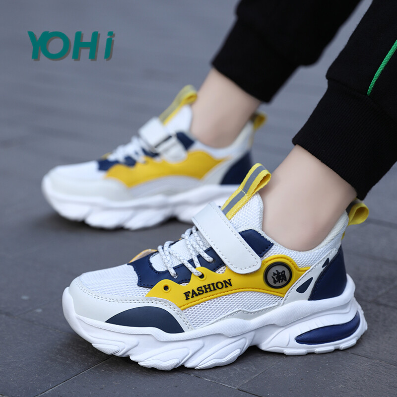 YOHI Giày Thể Thao Trẻ Em Giày Chạy Bộ Phong Cách Hàn Quốc Cho Bé Trai Và