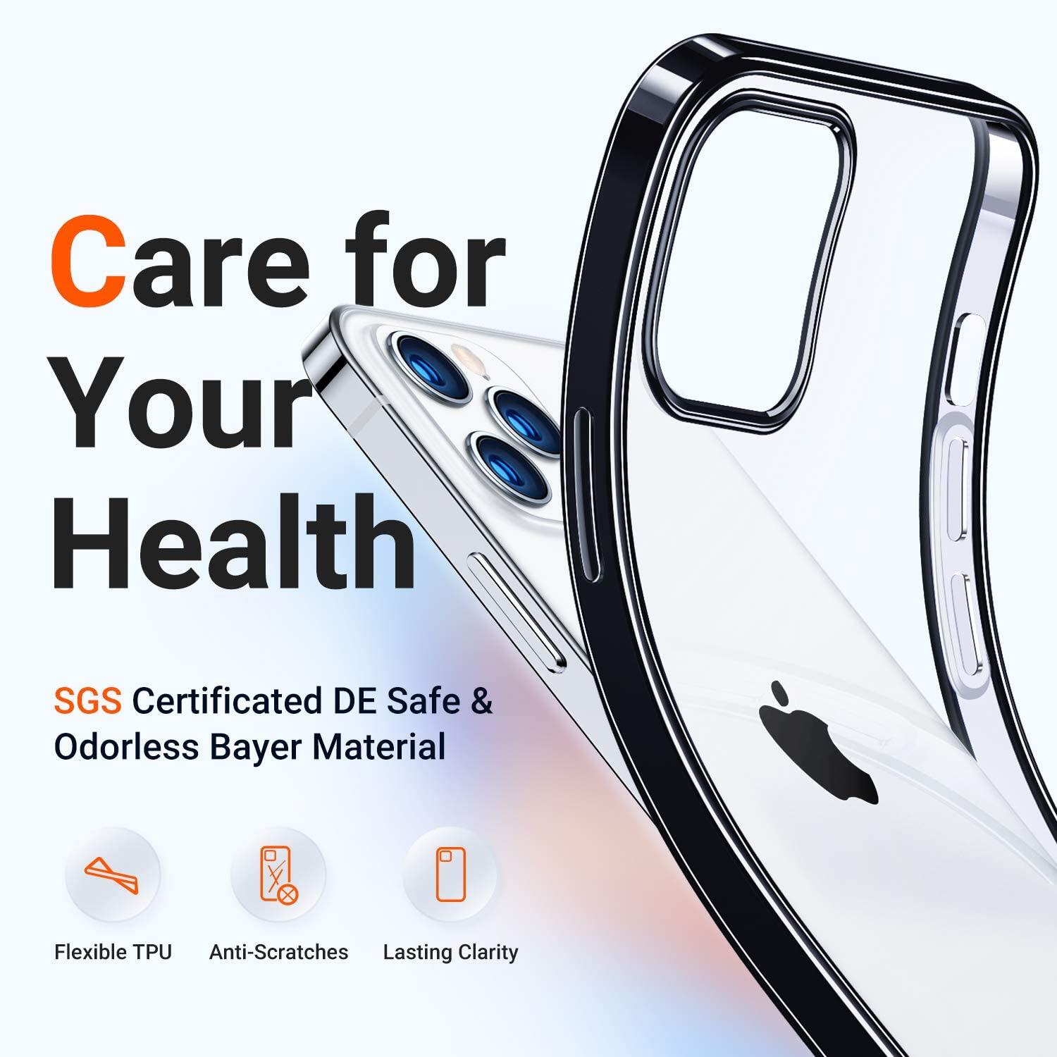 IPhone 17 Pro Max trường hợp, [rõ ràng chống vàng] siêu mỏng chống sốc mỏng Silicone TPU linh hoạt Ốp điện thoại cho Iphone 17/không khí/16 Pro Max/15 plus/14 Pro Max/13/Iphone 12/iPhone 11 Pro Max