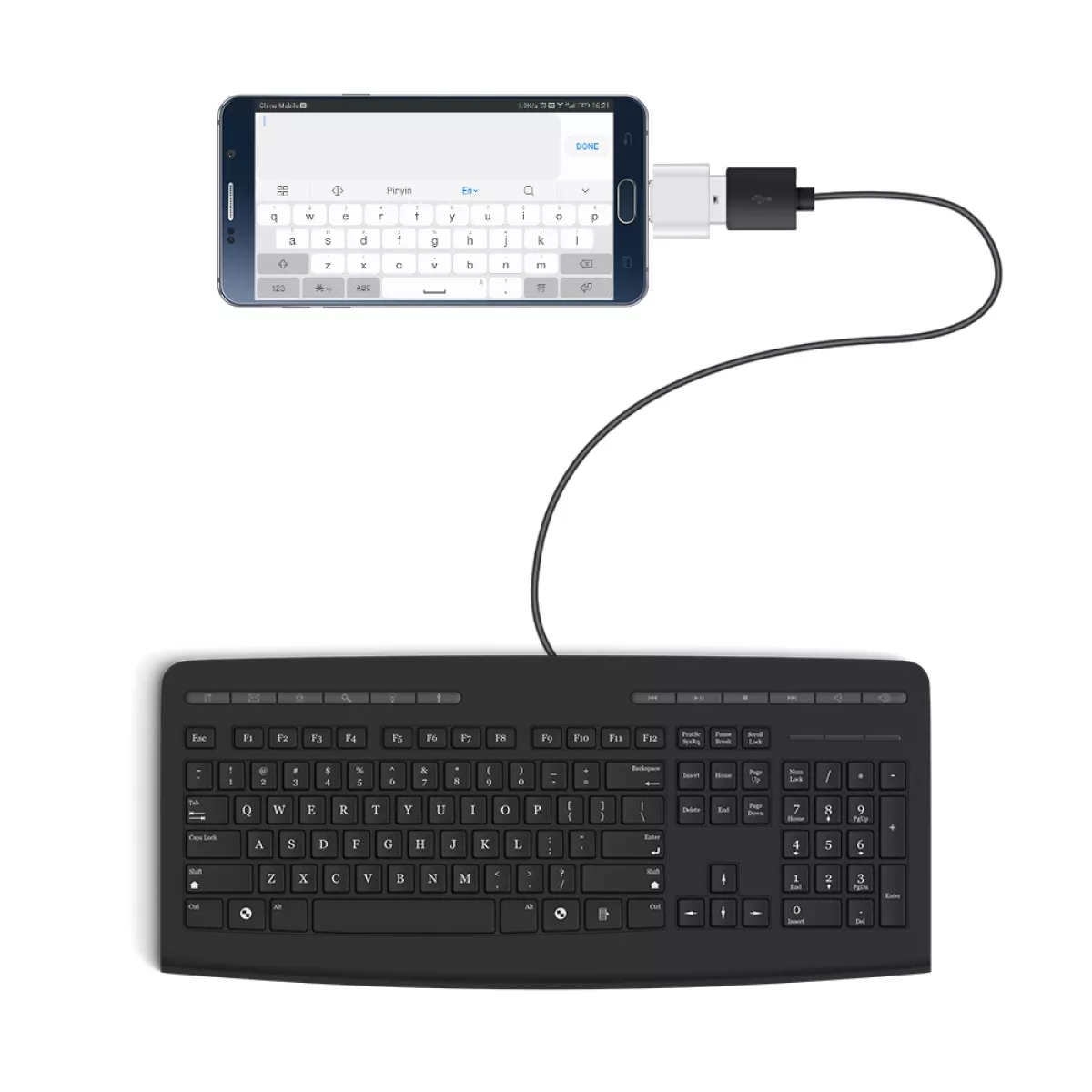 Kebidumei Bộ Chuyển Đổi Cáp OTG USB 3.0 Type-C USB-C Cho Điện Thoại Android Chuột Bàn Phím USB Đĩa Flash