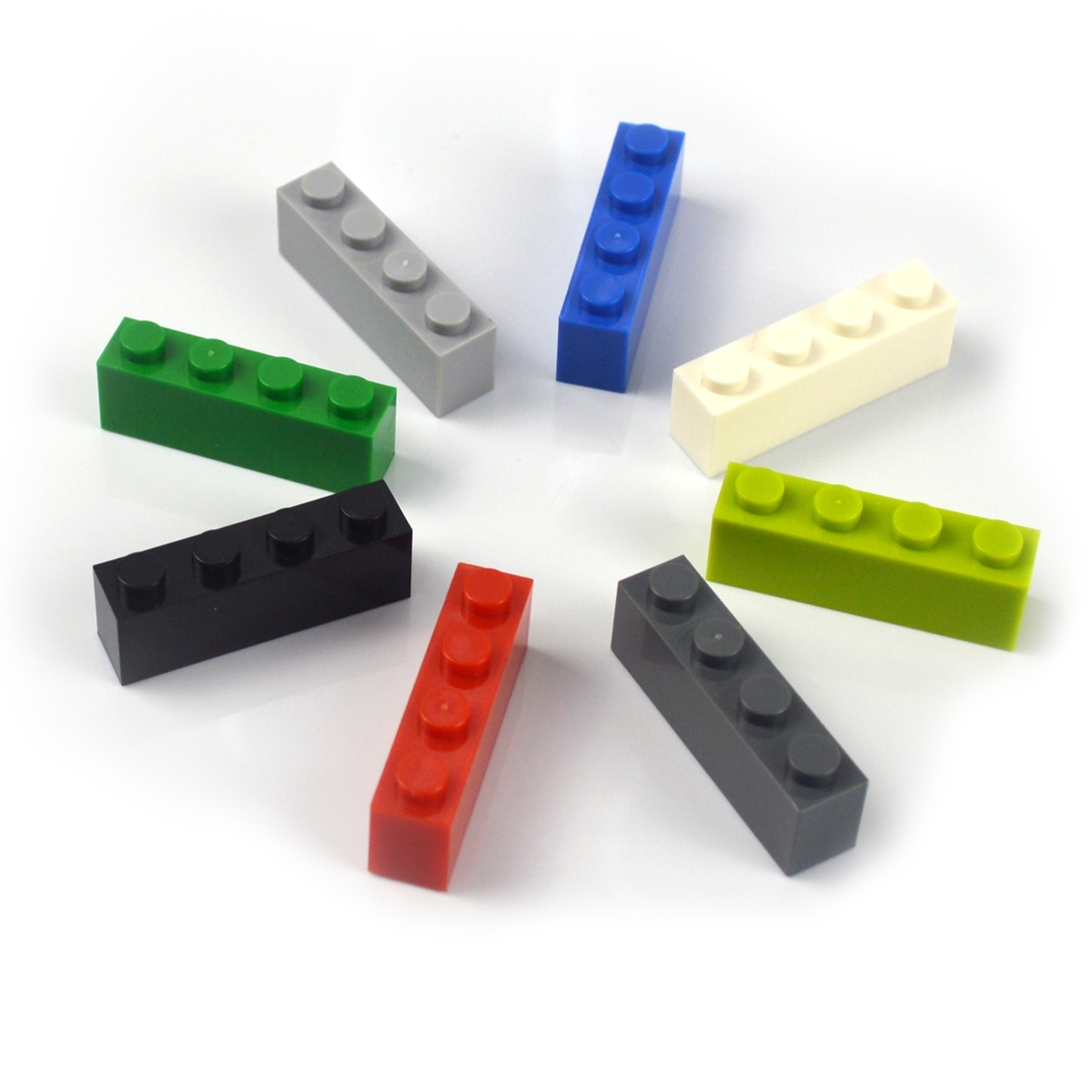 Wuhui 100g60pcs Diy Building Blocks Figures Thick Bricks 1x4 Dots Educational Creative Plastic Toys Compatible With Leduo For Children Building Bricks Kids Toy Toys For Boys Girls Compatible With All Brands