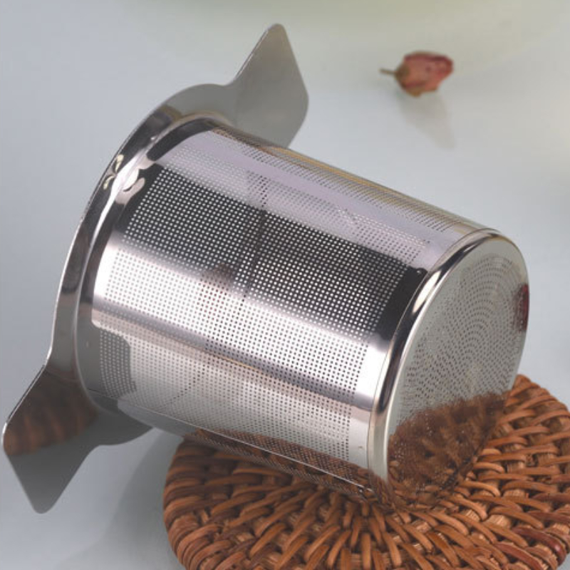 【88HomeStore】304 Stainless Steel Fine Mesh Double Handle Tea Maker Coffee Filter Tea Maker Cup Hanging Loose Leaf Tea Strainer