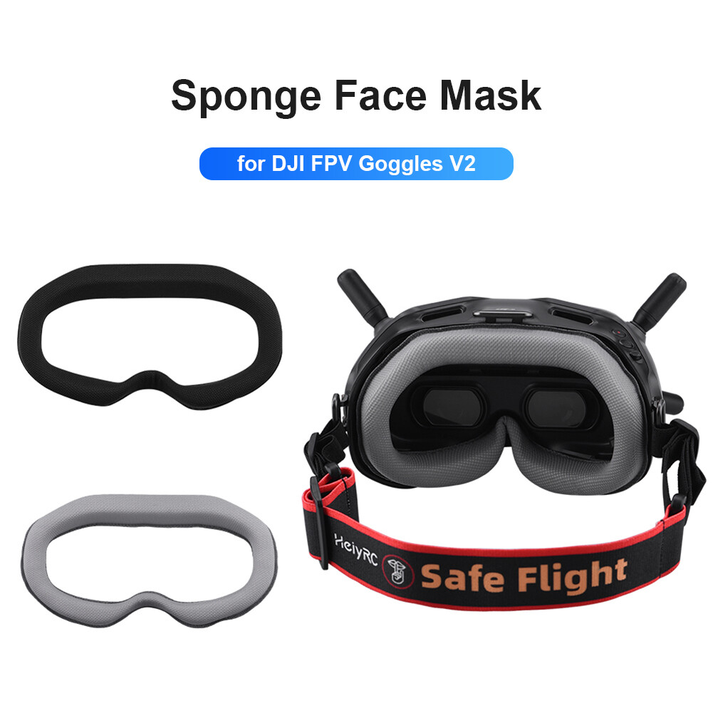 Flight Glasses Sponge Foam Face Eye Pad for DJI FPV Goggles V2 Replacement Kit