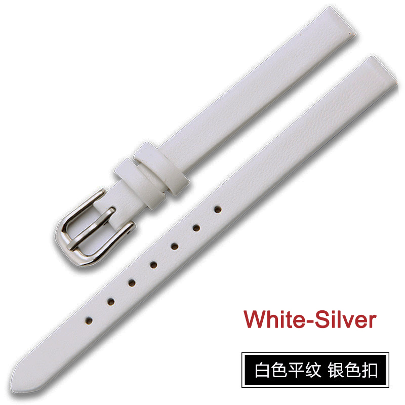 Geunine leather watch band 6/8/10/12/13/14/15/16/17mm soft bracelet women's strap small size width first layer cowhide watch bands belt