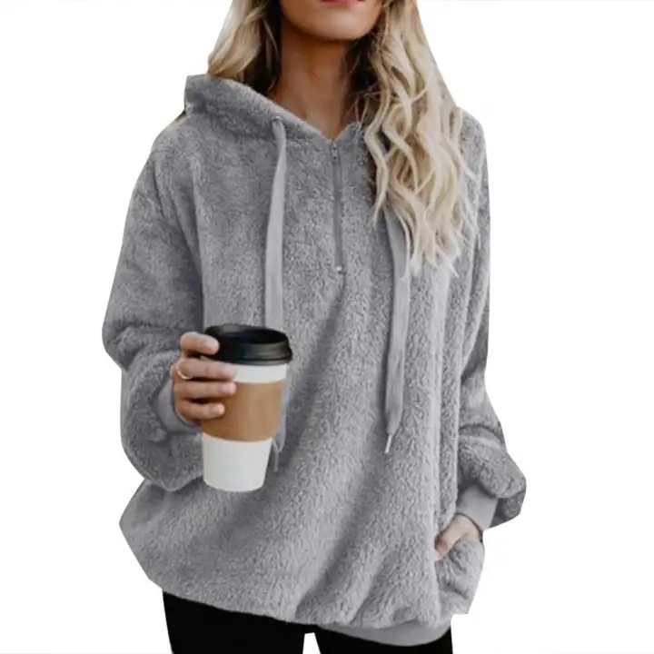 zip up sweater hoodie women's