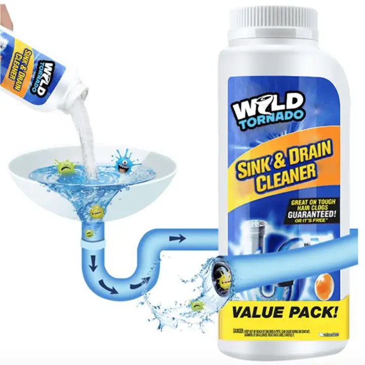 Kitchen Dapur Sink And Bathtub Drain Cleaner Clog Remover Bathroom