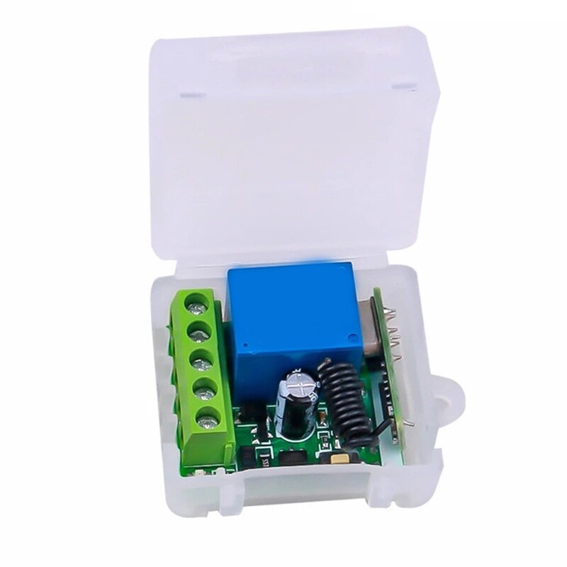 433 Mhz Wireless Remote Control Switch DC 12V 1CH relay 433Mhz Receiver Module For learning code Transmitter Remote