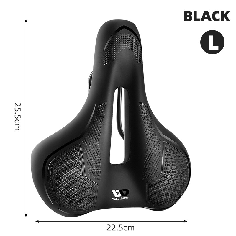 WEST BIKING MTB Comfortable Bike Saddle Shock Absorber Versatile Saddle ...