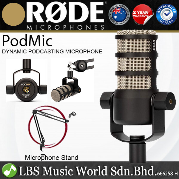 Rode PodMic Dynamic Podcasting Microphone - Sound Productions