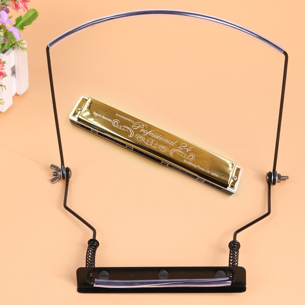 10 Holes Harmonica Special Stand Hang Neck Type Clamp Multi-Purpose Clip