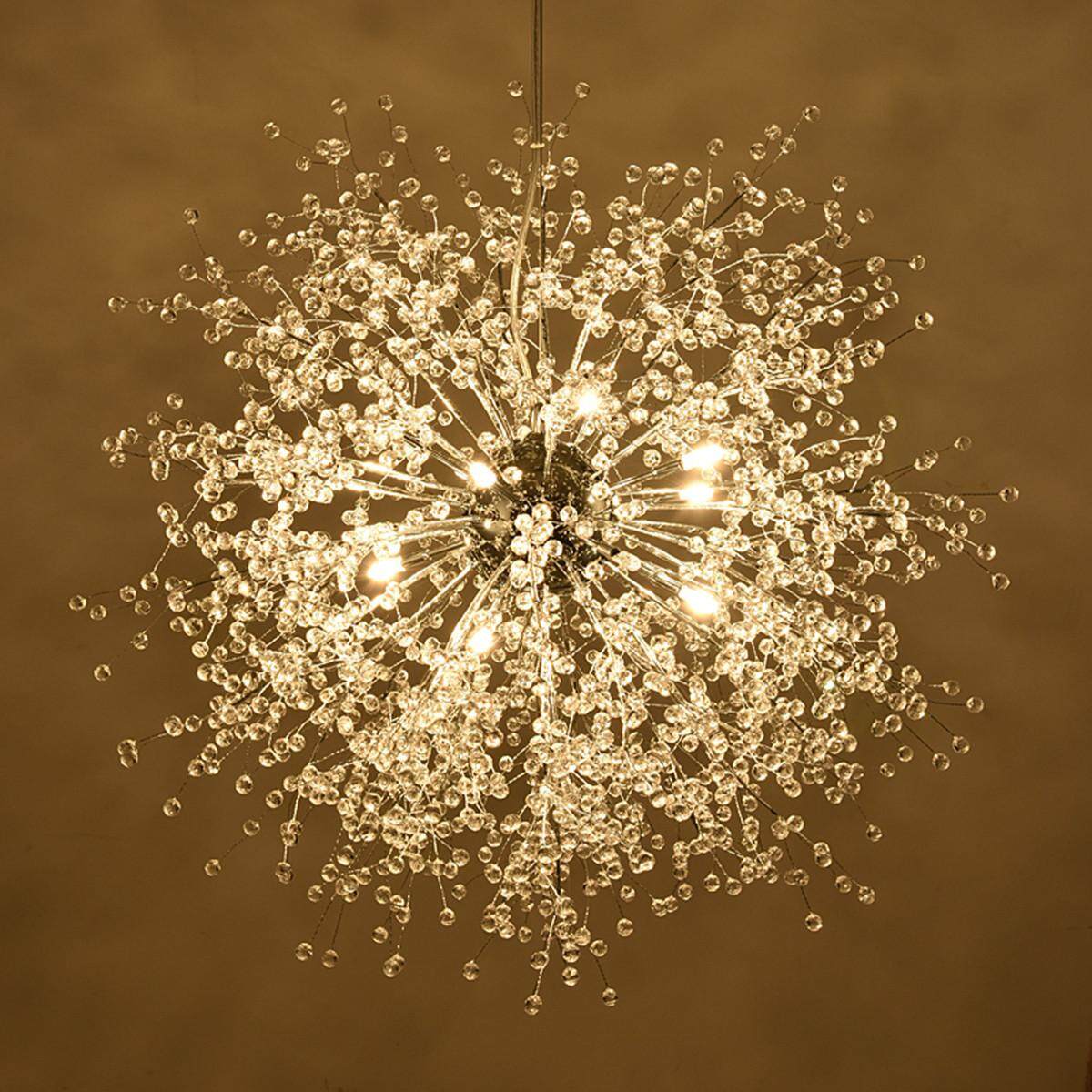 Modern Dandelion LED Chandelier Fireworks Pendant Lamp Ceiling Lights Home Decor