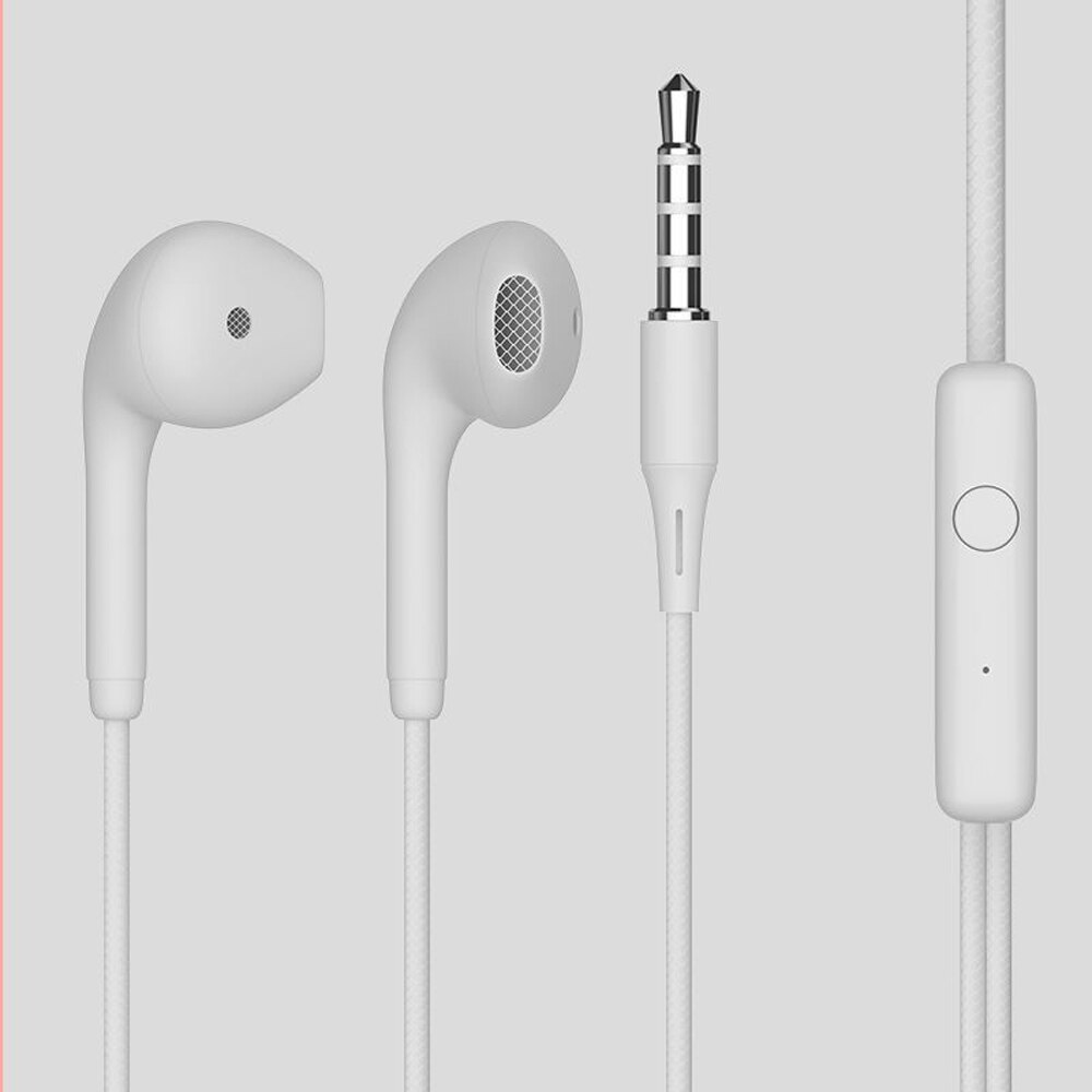 3.5mm Sport Earphone Macaron Wired Super Bass Headphone Colorful Headset Earbud with Microphone