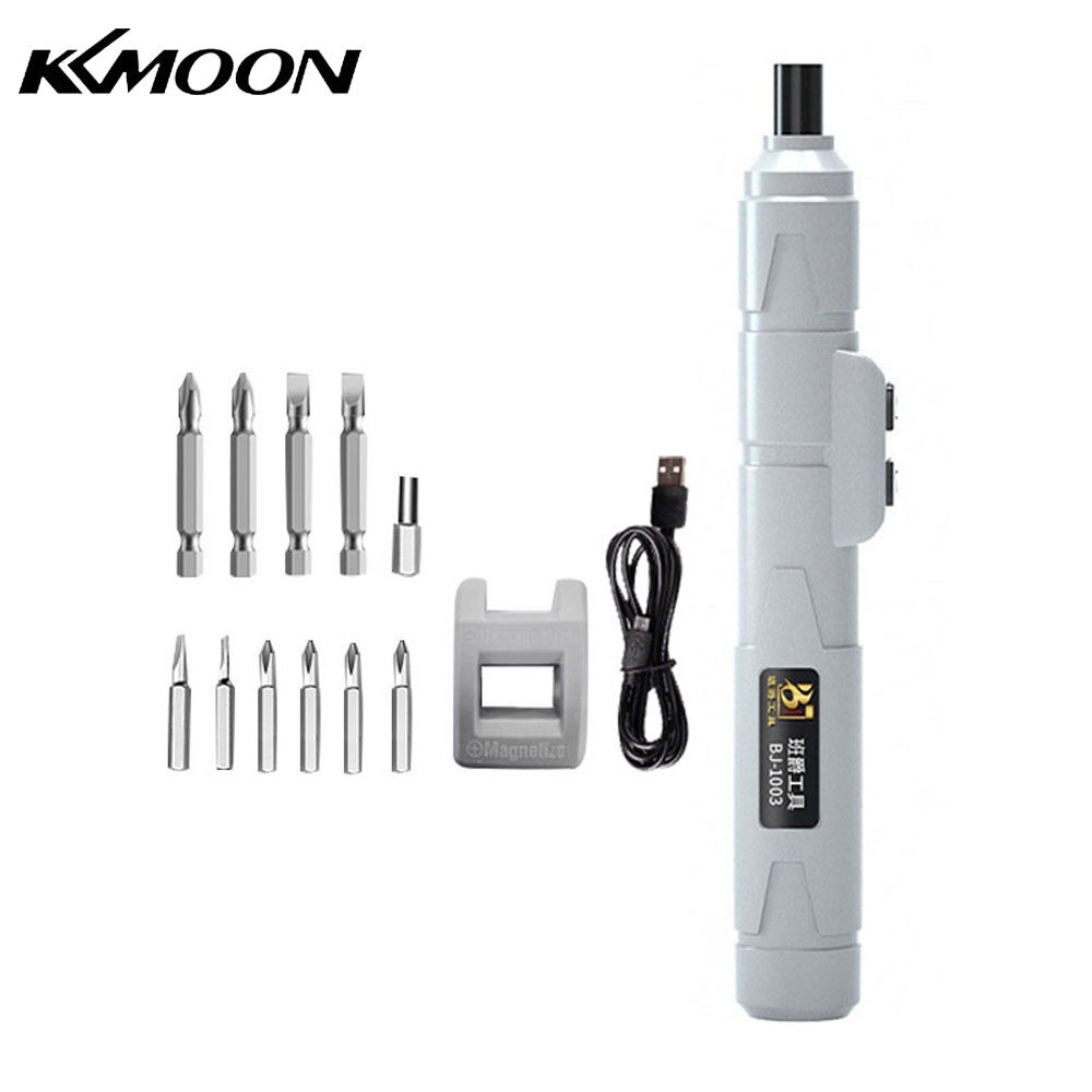 KKmoon Cordless USB Rechargeable Electric Screwdriver Mini Power Tool Multifunction Screw Driver for Repairing Clock Electronic Device