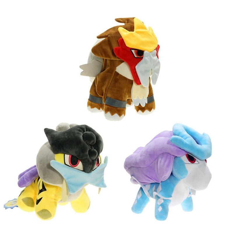 Alta Qualidade 100% Algodão 6 15cm Raikou Suicune Entei Plush Doll