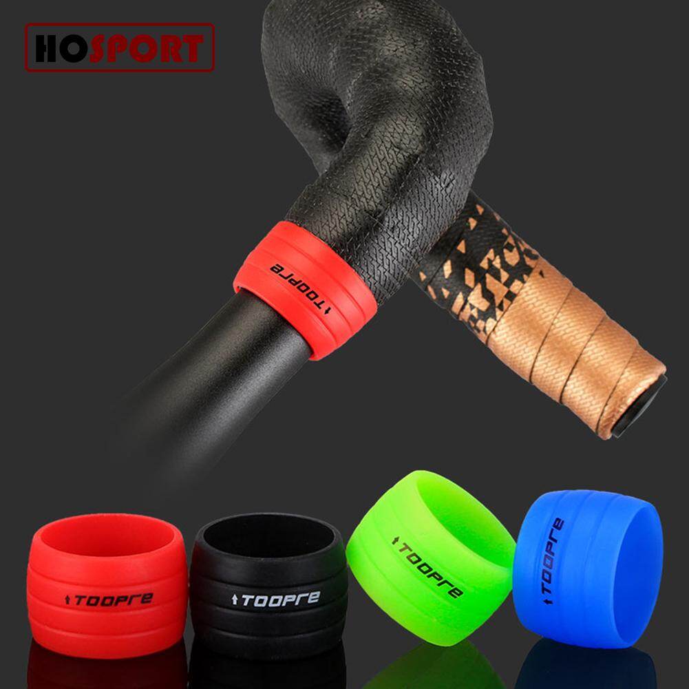 2pcs Road Bike Handlebar Tape Fixed Ring Anti-Skid Bicycle Silicone Handle Strap Protective Sleeve