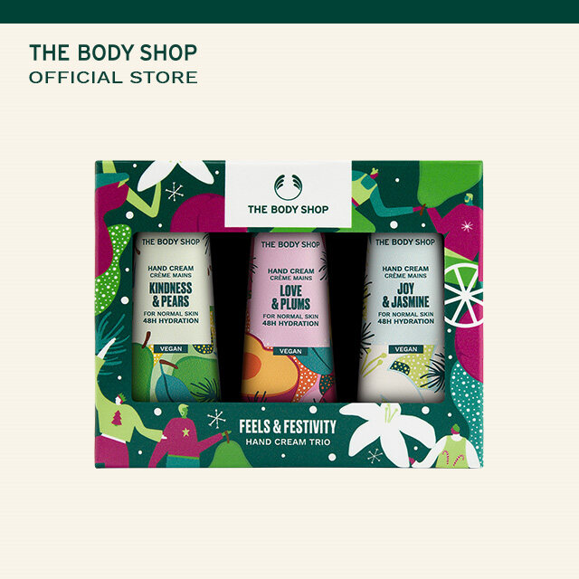 The Body Shop Feels & Festivity Hand Cream Trio