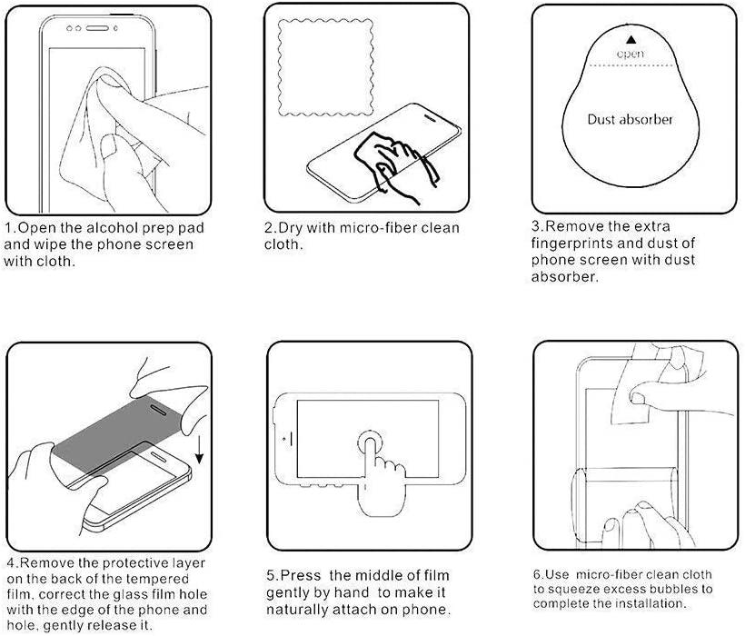 2Pack Alexus For OnePlus 8 Screen Protector, Full Coverage HD