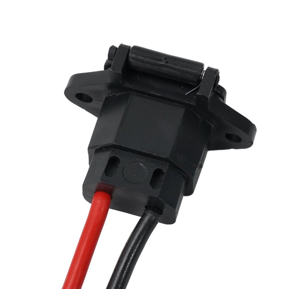 E-bike Plug Socket Charger Wire Length 16cm Universal Three Vertical Charging Socket