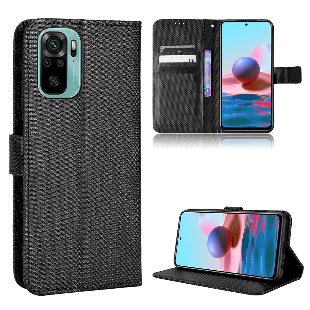 Flip case xiaomi redmi note 10 4g case wallet pu leather back cover phone casing xiaomi redmi note10 4g cover
