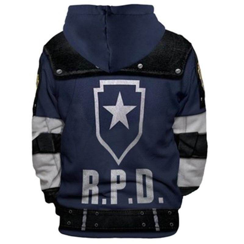 Resident Evil RPD STARS costume Raccoon Hoody Jacket Sweater Hoodie Cosplay 2019