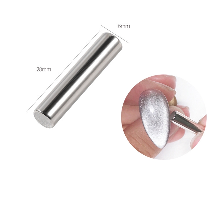 WOOLOVE Cat Eye Nails Cylindrical Magnet Powerful Magnet Cat Eye Gel Nail Art Decoration Tool