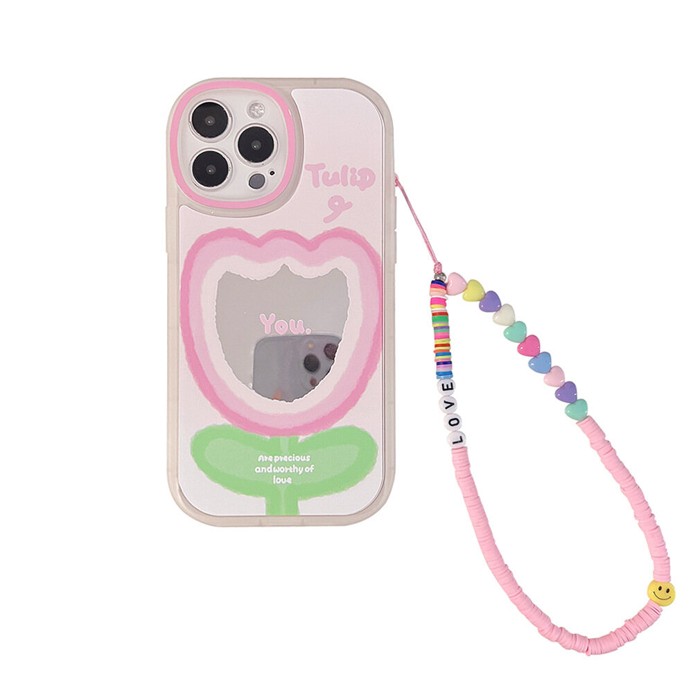 Funny Pattern Girly IPhone Cases Soft TPU Back Cover For iPhone 14 Pro Max iPhone 14 Plus iPhone 13 Pro Max Iphone 13 mini iPhone 12 Pro Max Iphone 12 mini 11 Pro Max XS Max XR 7 Plus 8 Plus SE Silicone shockproof phone case with chain
