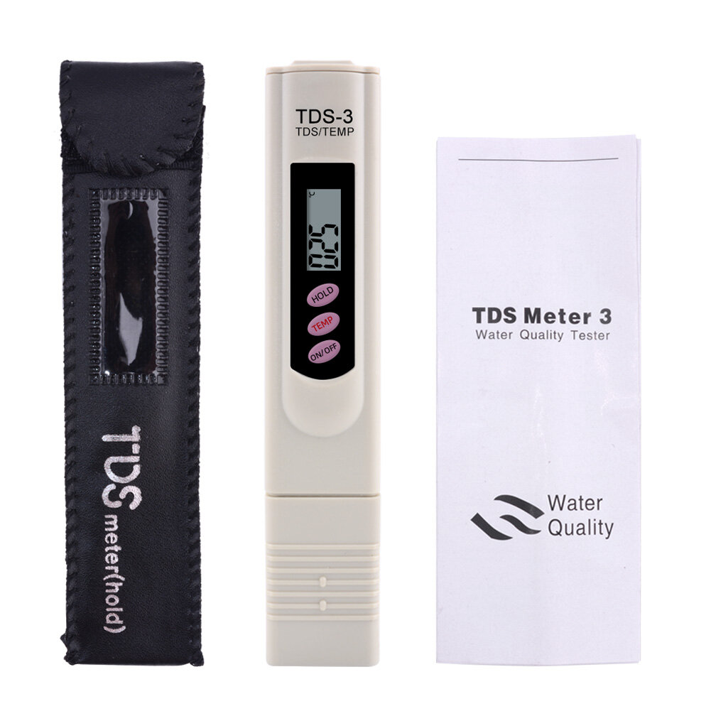 yieryi TDS Meter Digital TDS Tester Filter Water Quality Purity Tester for drinking water hydroponics aquariums