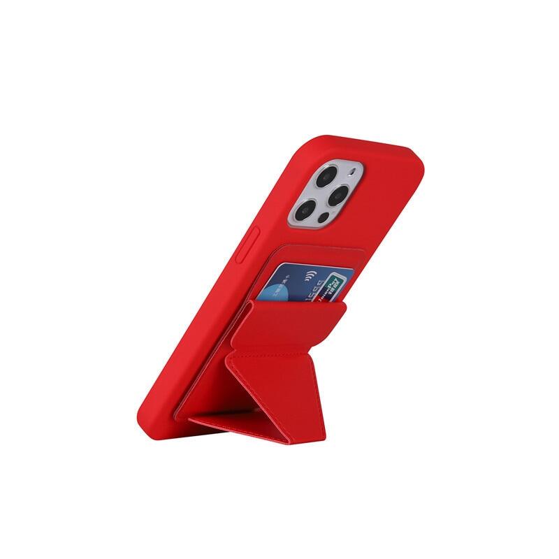 HOCE Wallet Stand Support Leather Magsafe Adsorption Card Holder Bracket Case Shell For iPhone 13 12 14 15 16 Pro Max 13 Mini Card Bag for Magsafing Magnet Cover Card Pocket