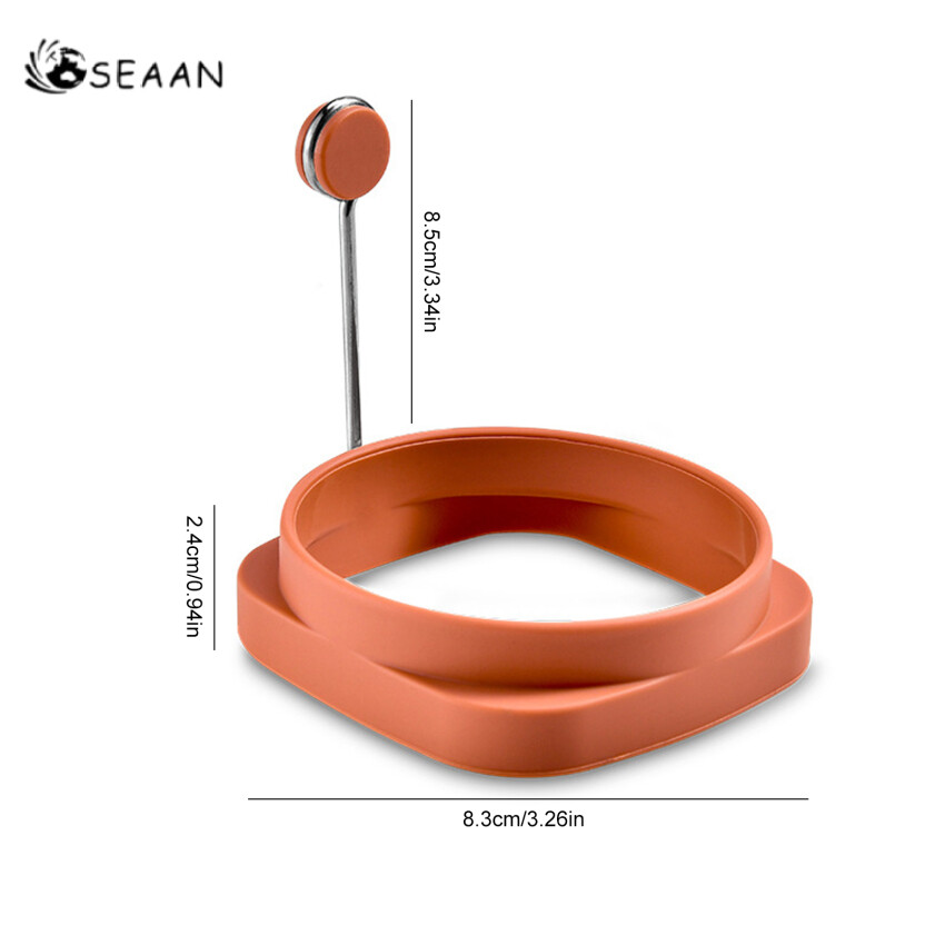 Egg Fried Mold Double-Sided Round Convenient Omelet Moulds Silicone Tools Pancake Maker Molds Frying Pan Accessories